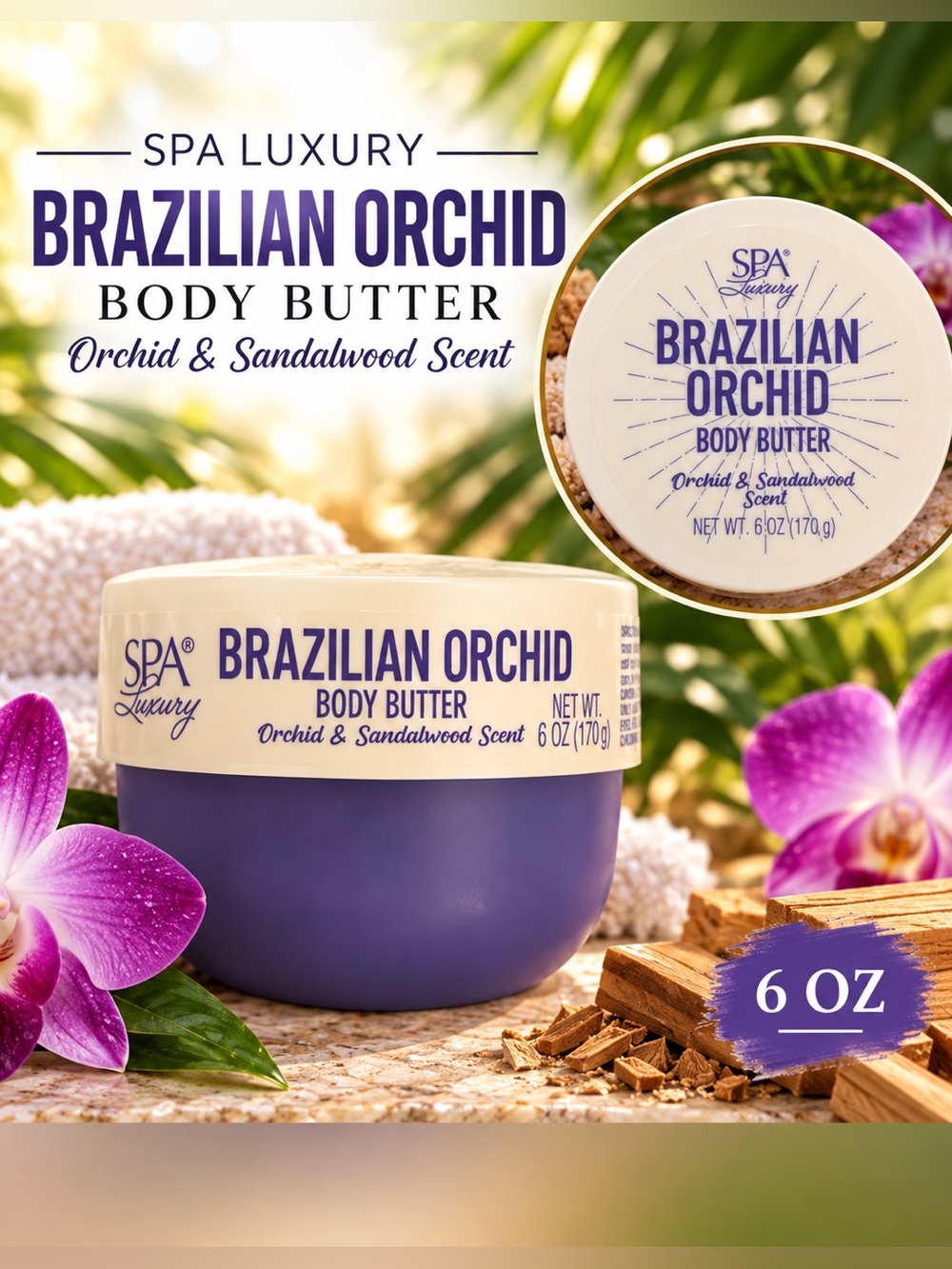❤️Full size big Brazilian Orchid Body Butter